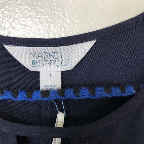 Stitch Fix Market & Spruce Embroidered Sleeve Top - Picture 2 of 4